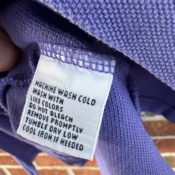 Polo Ralph Lauren 3XLT Purple Mesh Polo Orange Pony - Picture 5 of 7